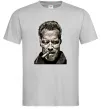 Чоловіча футболка Шварценеггер термінатор Сірий фото