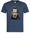 Чоловіча футболка Шварценеггер термінатор Темно-синій фото
