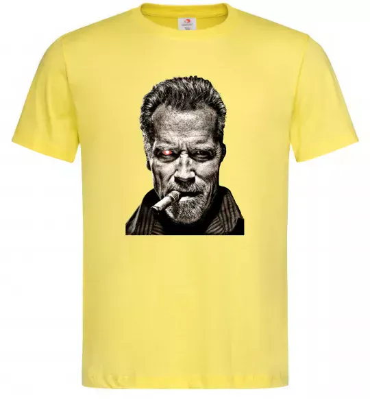 Чоловіча футболка Шварценеггер термінатор Лимонний фото