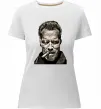 Жіноча преміум футболка Шварценеггер термінатор Білий фото