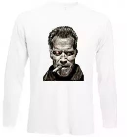 Лонгслив Mr. Olympia Белый фото