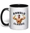 Чашка с цветной ручкой Arnold Classic Черный фото