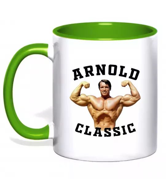 Чашка с цветной ручкой Arnold Classic Зеленый фото