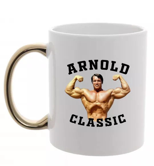 Чашка с цветной ручкой Arnold Classic Золото фото