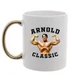 Чашка с цветной ручкой Arnold Classic Золото фото