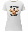 Жіноча преміум футболка Arnold Classic Білий фото