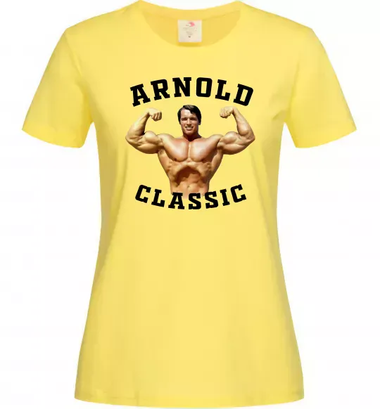 Женская футболка Arnold Classic Лимонный фото