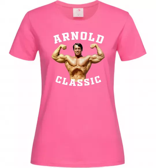 Женская футболка Arnold Classic Ярко-розовый фото