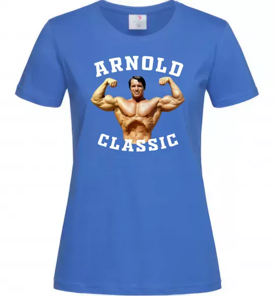 Женская футболка Arnold Classic Ярко-синий фото