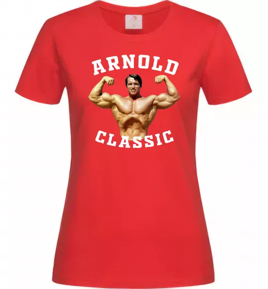 Женская футболка Arnold Classic Красный фото