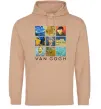 Чоловіча толстовка (худі) Van Gogh Пісочний фото