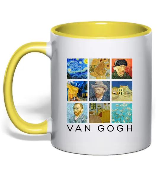 Чашка с цветной ручкой Van Gogh Лимонный фото