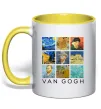 Чашка с цветной ручкой Van Gogh Лимонный фото