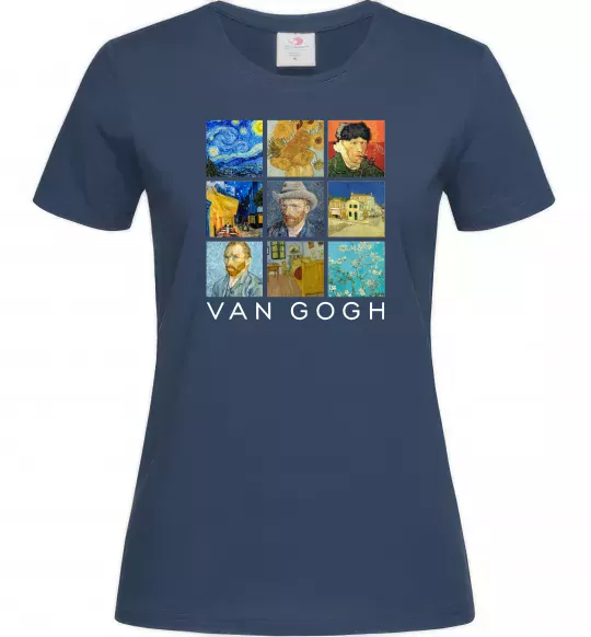 Женская футболка Van Gogh Темно-синий фото