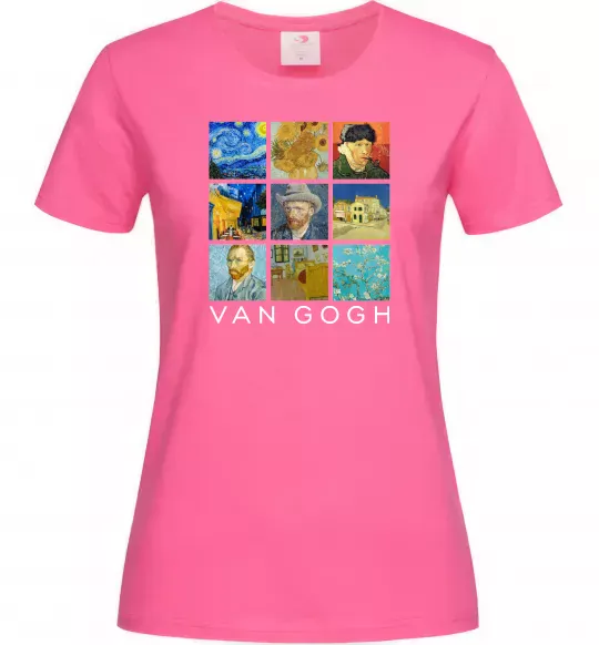 Женская футболка Van Gogh Ярко-розовый фото