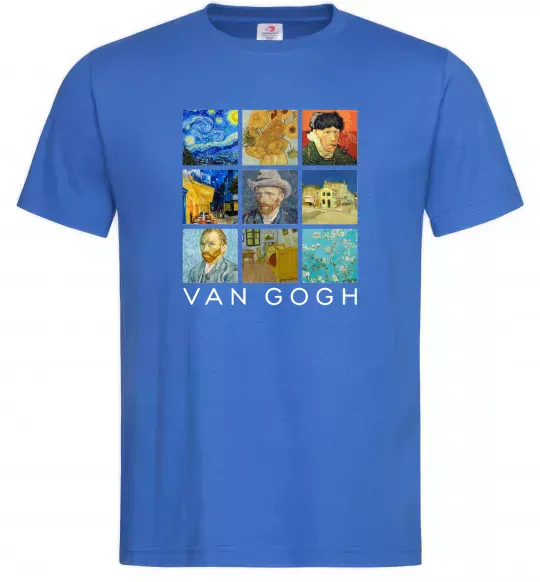 Мужская футболка Van Gogh Ярко-синий фото