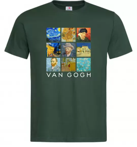 Мужская футболка Van Gogh Темно-зеленый фото