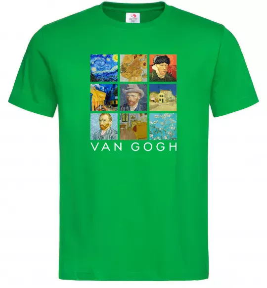 Мужская футболка Van Gogh Зеленый фото