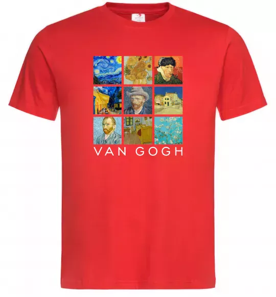 Мужская футболка Van Gogh Красный фото
