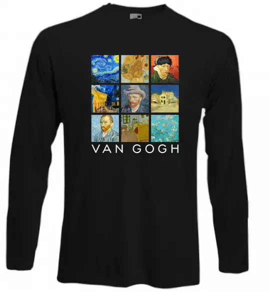 Лонгслив Van Gogh Черный фото