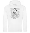 Жіноча толстовка (худі) Vincent van Gogh Білий фото