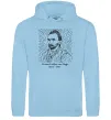 Женская толстовка (худи) Vincent van Gogh Голубой фото
