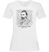 Жіноча футболка Vincent van Gogh Білий фото