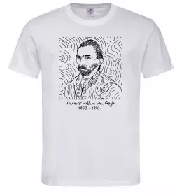Мужская футболка Vincent van Gogh Белый фото