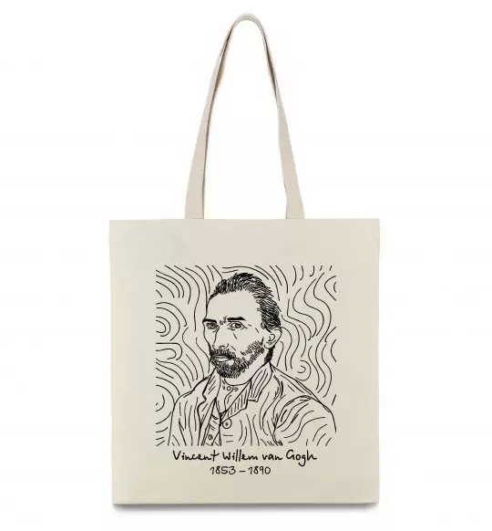 Еко-сумка Vincent van Gogh Бежевий фото