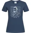 Жіноча футболка Vincent van Gogh Темно-синій фото