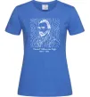 Жіноча футболка Vincent van Gogh Яскраво-синій фото