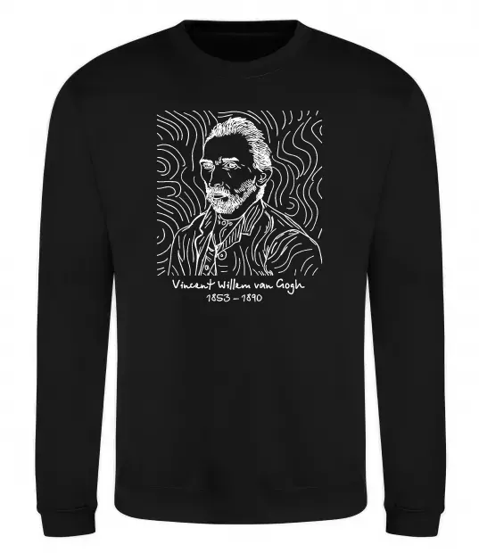 Світшот Vincent van Gogh Чорний фото