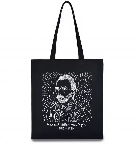 Еко-сумка Vincent van Gogh Чорний фото