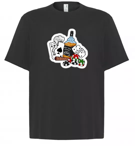 Футболка Оверсайз Набір п'ятниці Черный фото