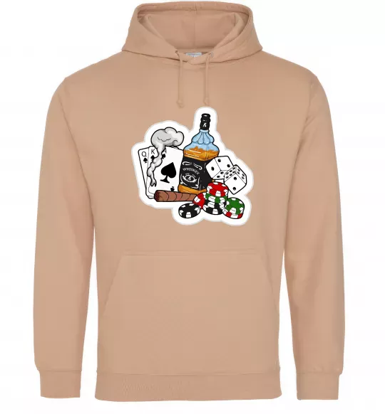 Мужская толстовка (худи) Набір п'ятниці Песочный фото