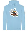 Мужская толстовка (худи) Набір п'ятниці Голубой Мужская толстовка (худи) Набір п'ятниці Голубой фото