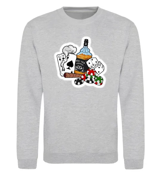 Світшот Набір п'ятниці Сірий меланж фото