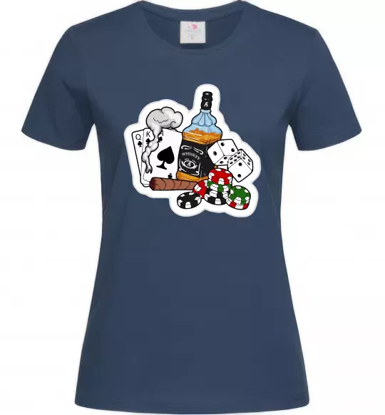 Женская футболка Набір п'ятниці Темно-синий фото