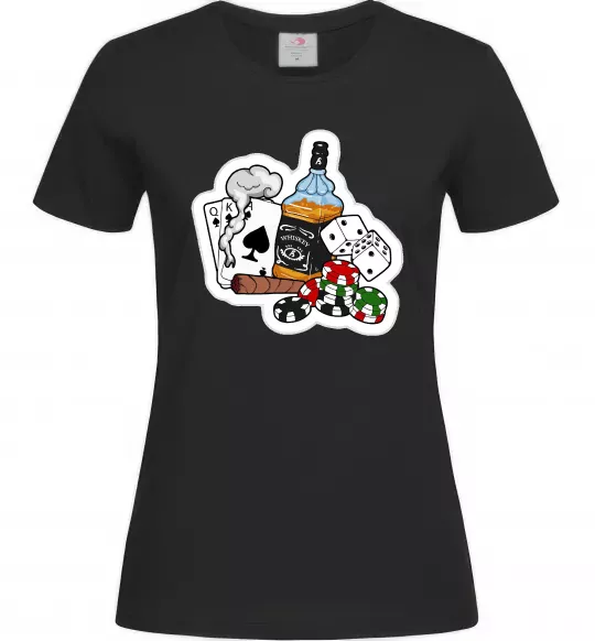 Женская футболка Набір п'ятниці Черный фото