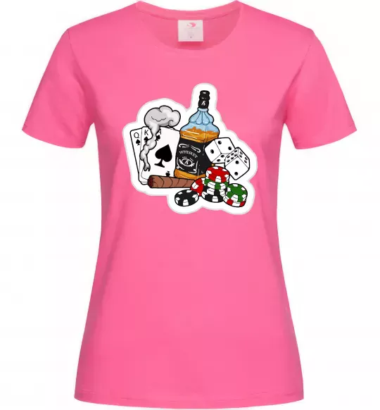 Женская футболка Набір п'ятниці Ярко-розовый фото