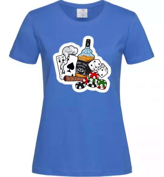 Женская футболка Набір п'ятниці Ярко-синий фото