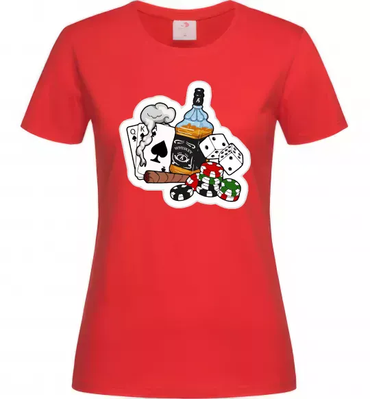 Женская футболка Набір п'ятниці Красный фото