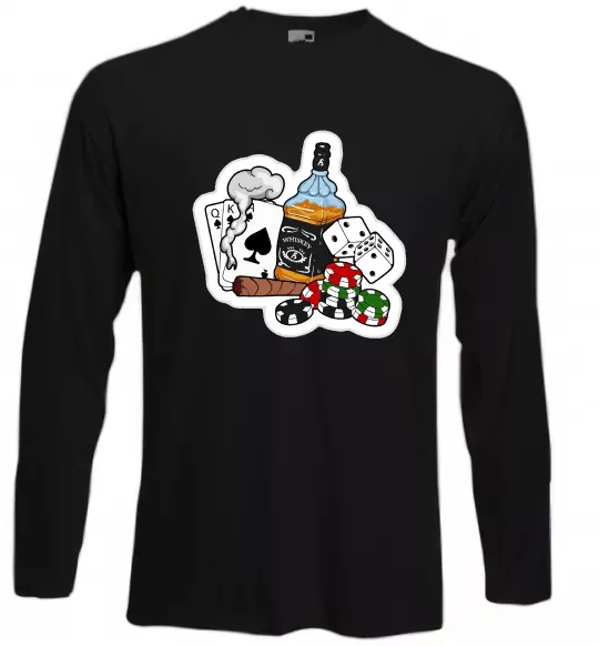 Лонгслів Набір п'ятниці Чорний фото