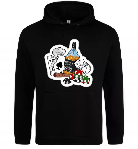 Женская толстовка (худи) Набір п'ятниці Черный фото