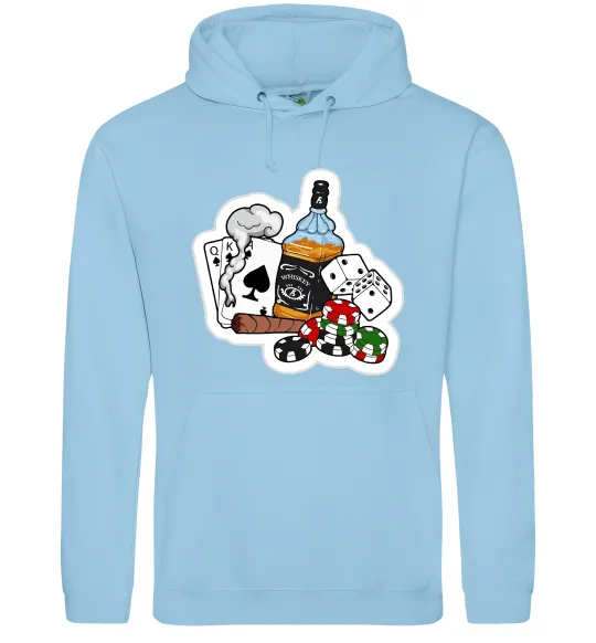 Женская толстовка (худи) Набір п'ятниці Голубой фото