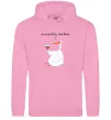 Жіноча толстовка (худі) Економ воду, пий вино гусак Рожевий фото