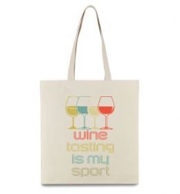 Эко-сумка Wine tasting is my sport Эко-сумка Wine tasting is my sport