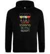 Мужская толстовка (худи) Wine tasting is my sport Черный фото