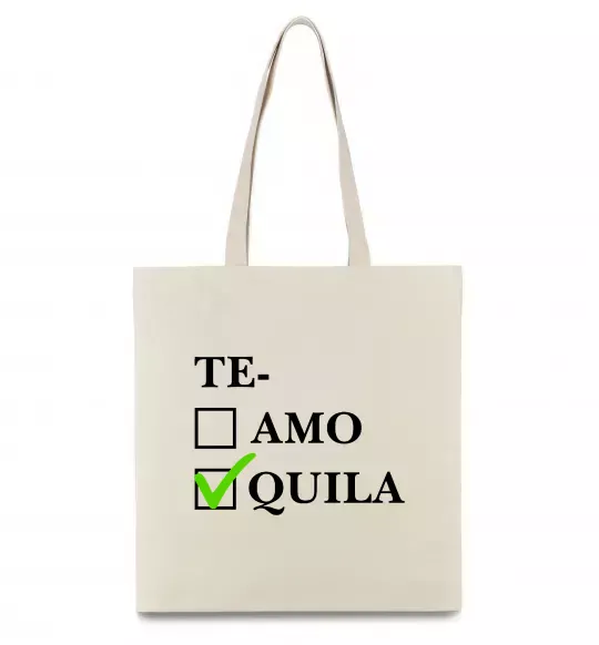 Еко-сумка Te-quila Бежевий фото