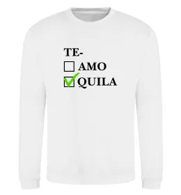 Свитшот Te-quila Белый фото